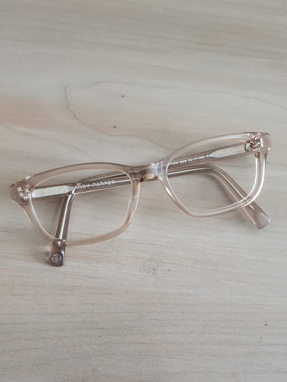 Warby Parker Upton Champagne Eye Glass Frames
